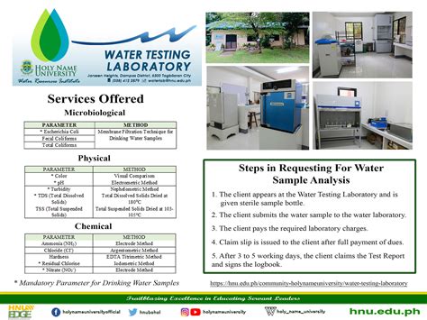 labs that provide hard water compatbility test|Certification of Laboratories that Analyze Drinking Water Samples .